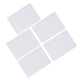 Operitacx 5 Pack Frameless Whiteboard for Boys and Girls Mini Wooden Writing Board Dry Erase Board Educational Message for Home