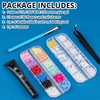 Nail Art Rhinestone Glue Gel&2 Boxes 3D Charms Accessories Kit