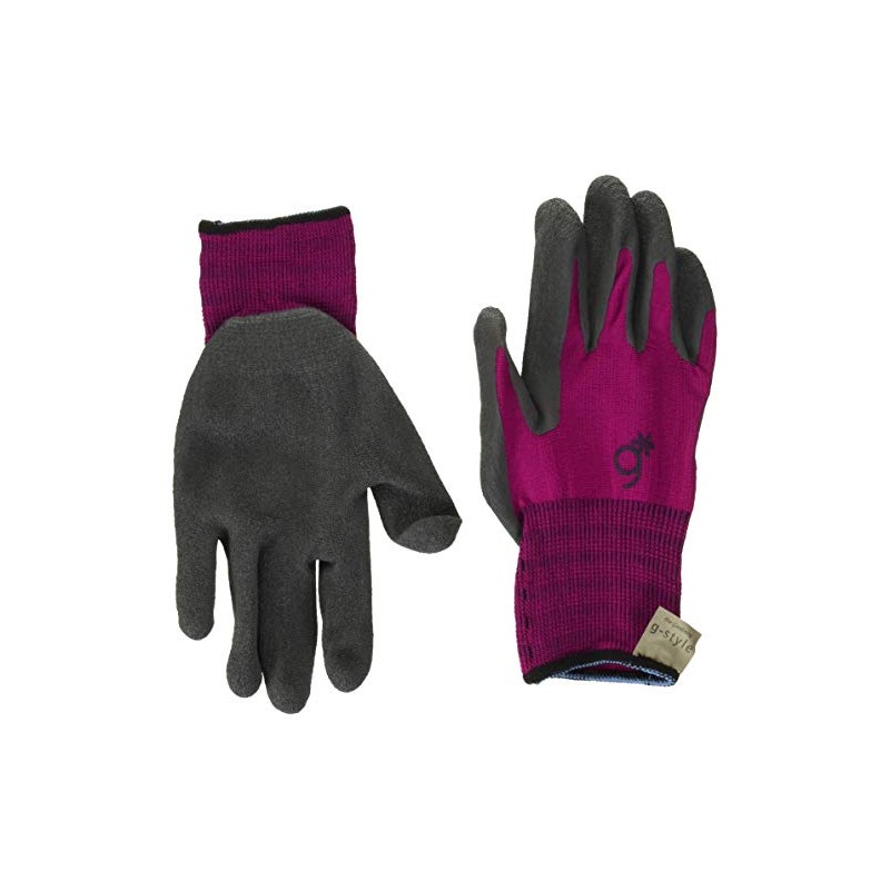 g-style [Gardening Gloves] Rubber Farm, Pink, M