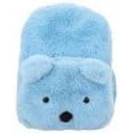 Depesche 11992 TOPModel Iceworld Children's Backpack in Light Blue with Soft Plush Fur, Polar Bear Face and Ears, Bag with Adjustable Straps