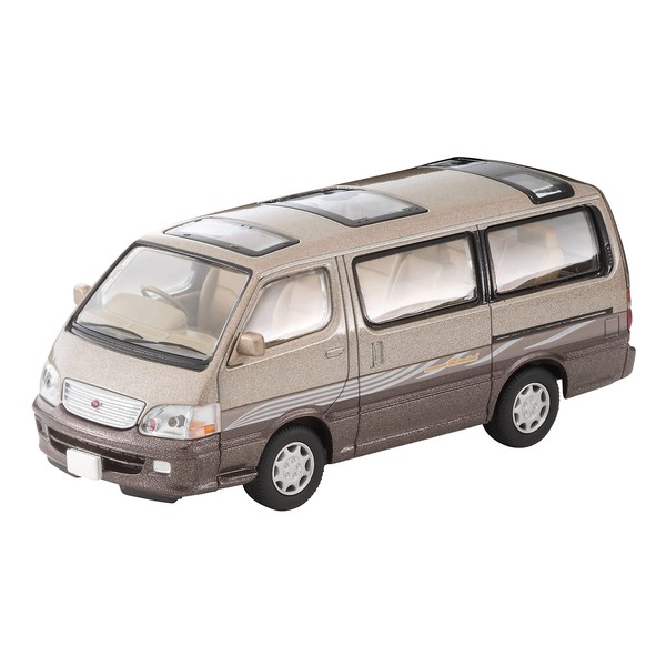 Tomica Limited Vintage Neo 1/64 LV-N216c Toyota Hiace Wagon Super Custom Limited Beige/Brown Finished Product 316923