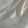 9ct Rose Gold Hammered Trace Chain 20 Inches