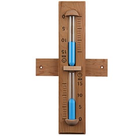 Foxyoo Sauna Sand Timer - 15 Minute Timer Sauna Accessories, Handmade of Canadian Red Cedar