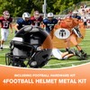 4PCS Mini Quick Release Pin for Rugby Helmet Metal Visor,