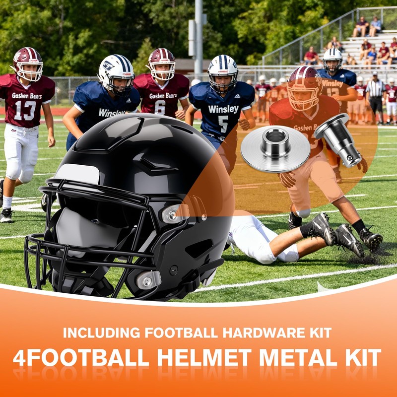 4PCS Mini Quick Release Pin for Rugby Helmet Metal Visor,
