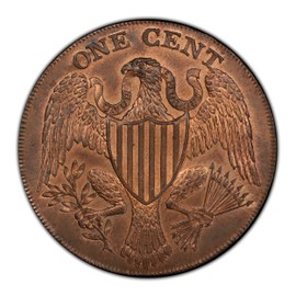 High Quality Replica Historic Coin USA 1791 Washington President Large Eagle Cent (Baker-15) Copper