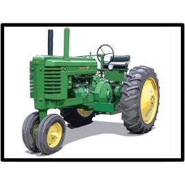 John Deere Model G Tractor Metal Sign: 9x12" & Free Shipping