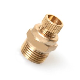 Brass Drain Valve, 1/4" Male Threaded Water Drain Valve Air Compressor Part