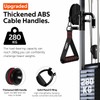 WALITO Exercise Handles, Replacement Cable Machine Attachments for Home Gym
