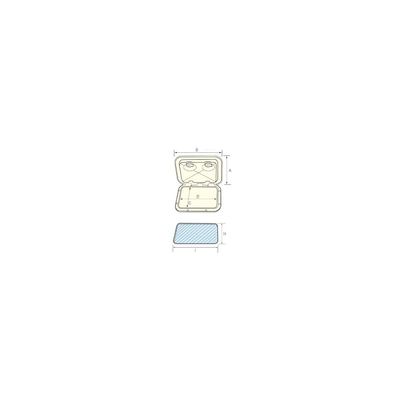 Nuova Rade TOP LINE Marine Boat Deck Access Hatch &