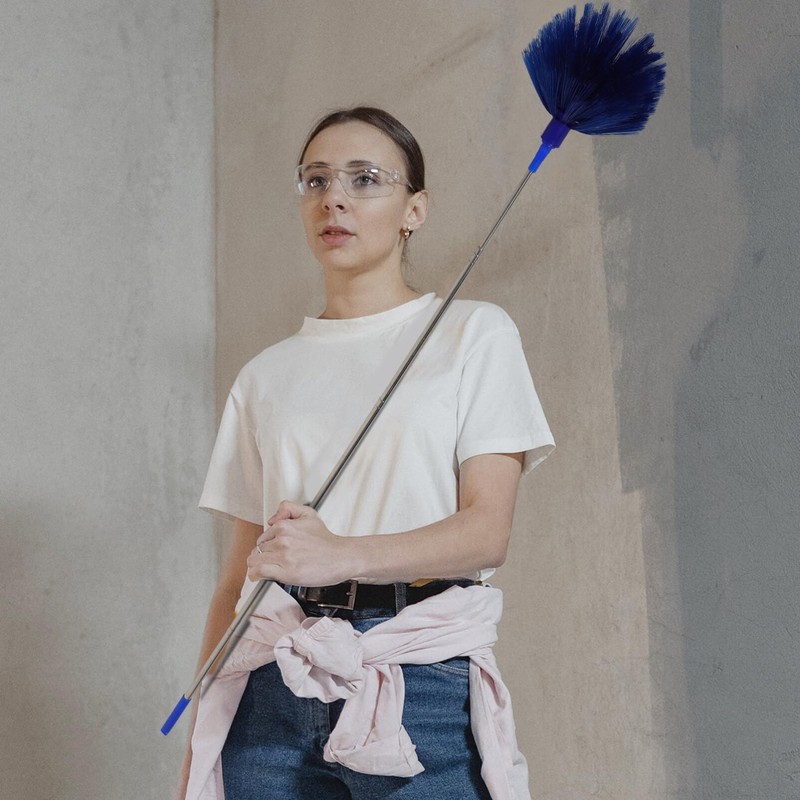 Holibanna Spider Web Duster with Extendable Handle Efficient Cobweb Brush
