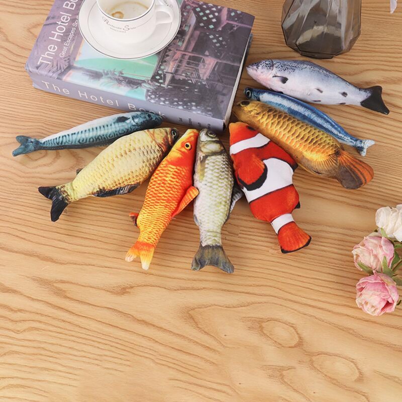 Set of 4, Cat Toy, Fish Emulation, Fish Emulation, Single