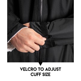 MissShorthair Waterproof Swim Parka Men, Swim Jackets for Women, Swim Coat Changing Robe Aldult