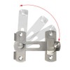 Gasea 6 Packs Stainless Steel Gate Latches Bar Latch Safety