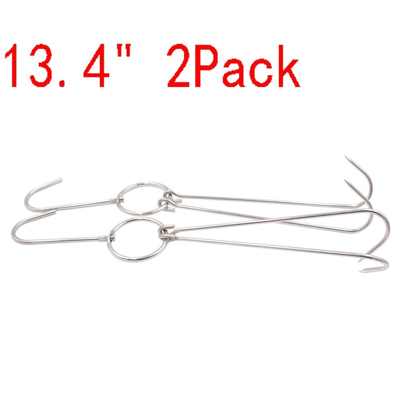 Alele Double Hooks Meat Hooks Poultry Roasting Hooks Butcher Hook