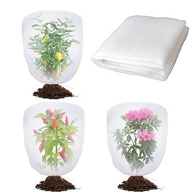 4Pcs Bird Netting for Garden Protection, Garden Net with Drawstring Plant Mesh Cover Protect Vegetable Fruit Trees from Insect Birds