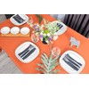 NIBLO Tablecloth, Table Runner, Table Linen, Table Decoration, Tablecloth (Orange,