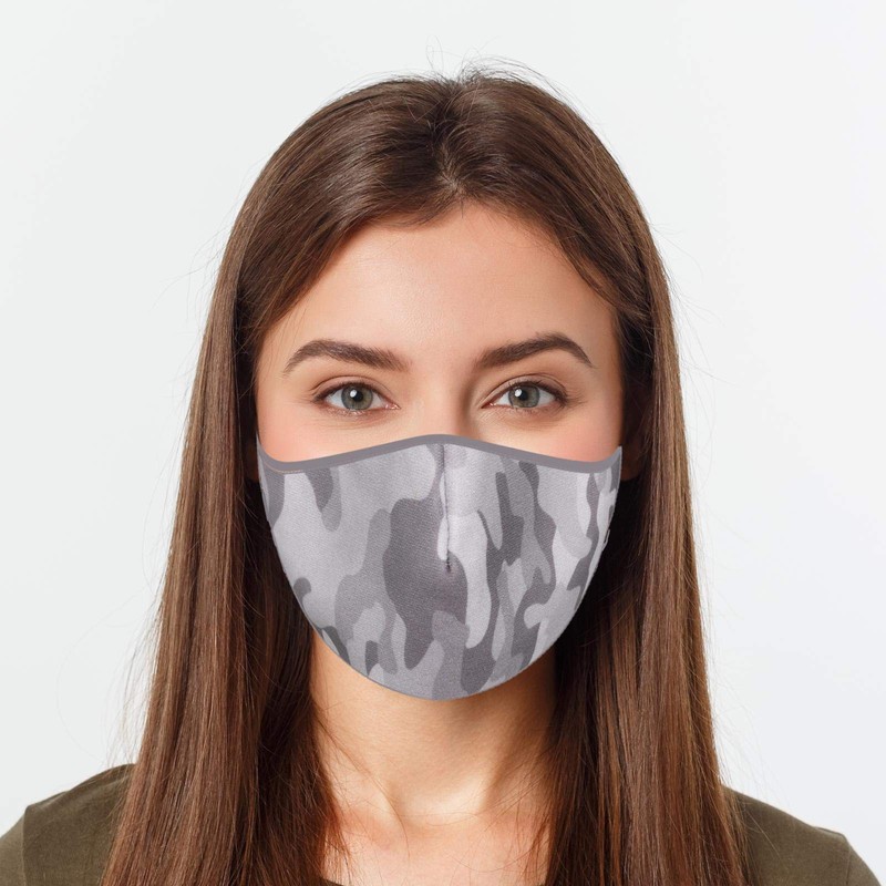 Triple Layer Ergo Curved Face Masks - Washable and Reusable
