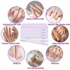 200 Pcs Nail Files, 100/180 Grit Double Sided Emery Boards,