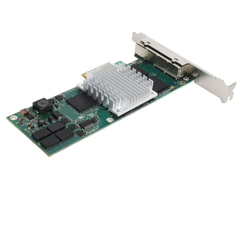 Gigabit Network Card 4 RJ45 Port PCIE X4 10Mbps 100Mbps