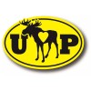 n/a UP MICHIGAN STATE UP UPPER PENINSULA MOOSE DECAL BUMPER