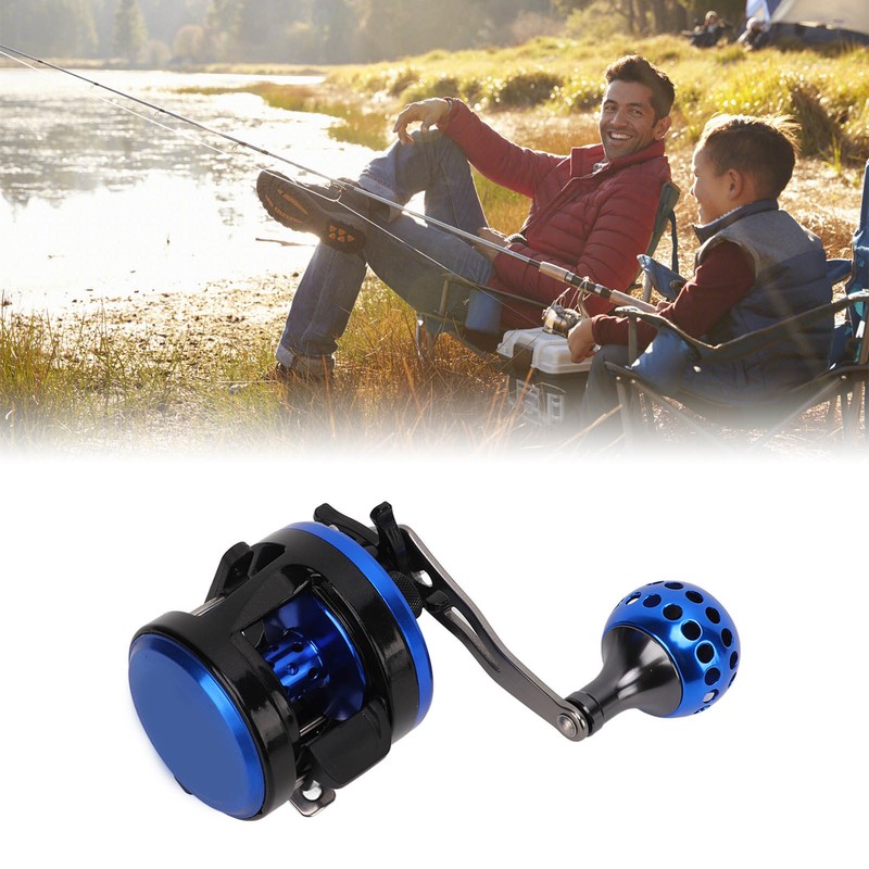 Metal Drum Fishing Reel 7+1BB 4.7:1 High Speed 6KG Maximum