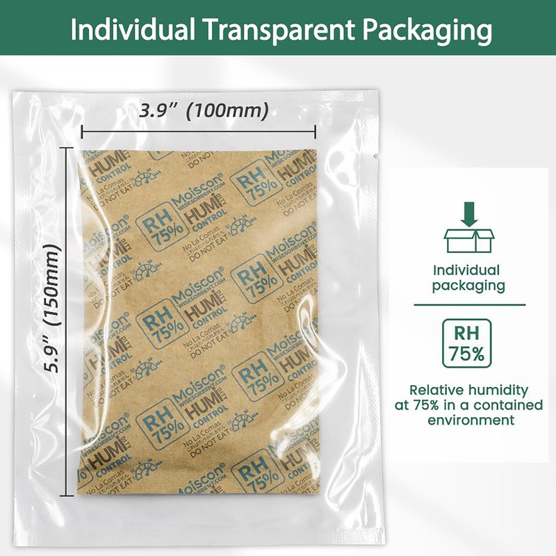 Wisesorb 75% Two-Way Humidity Control Packs - 60 Gram -