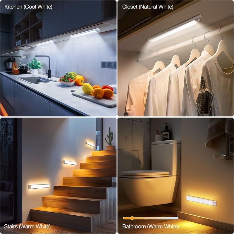 CT CAPETRONIX Under Cabinet Lights, Under Counter Light for Kitchen