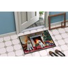 Caroline's Treasures DAC2692MAT Komondor Cozy Christmas Doormat Front Door Mat