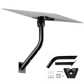 ALIINKD Starlink Gen 3 Mount with Pipe Adapter, Adjustable Mounting Kit Compatible with V3 Starlink Standard Dish, Wall Mount/Roof Mount for Starlink Internet Kit Satellite