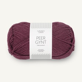 SANDNES GARN Peer Gynt – Colour: Vinrød (4363) – 50 g/Approx. 91 m Wool