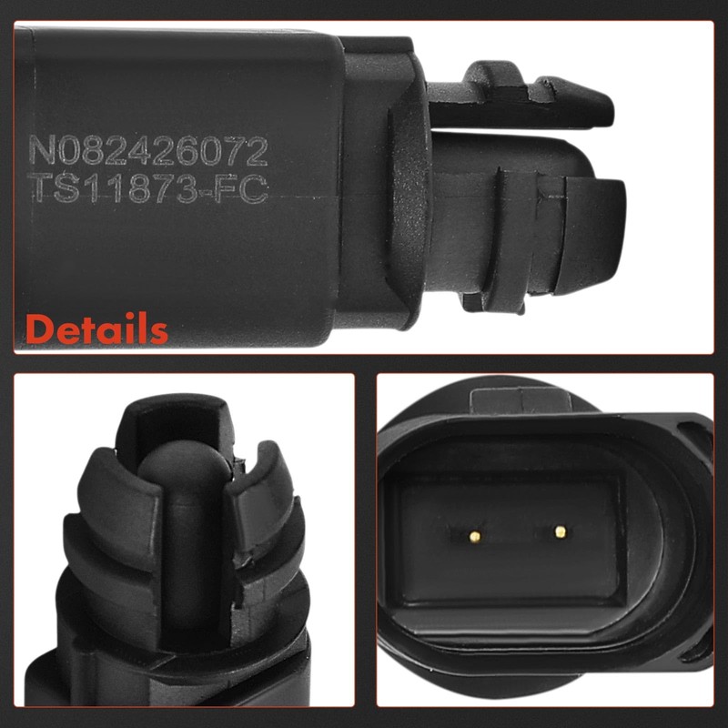 Frankberg Coolant Sensor Coolant Temperature Sensor 2-Pin Compatible with A1