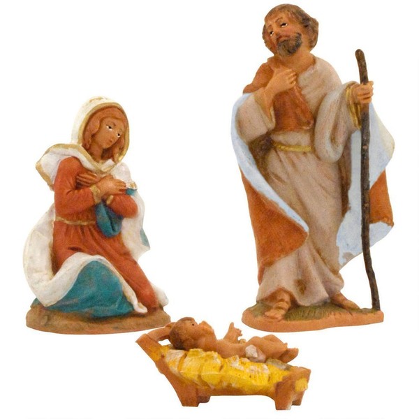 Fontanini 3.5" Holy Family Figurine Nativity Village Collectible 55011