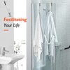 Kontoyo Shower Door Hooks(7.5 Inch),Extended Over Door Hooks for Bathroom