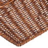 NOLITOY Woven Picnic Basket Imitation Rattan Bread Basket Sturdy Fruit