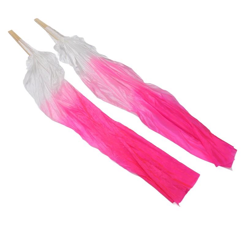 1 Pair Long Dance Fan Soft Beautiful Classical Dancing Fan