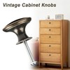 TsunNee 24pcs Vintage Style Chic Drawer Knobs Antique Bronze Kitchen