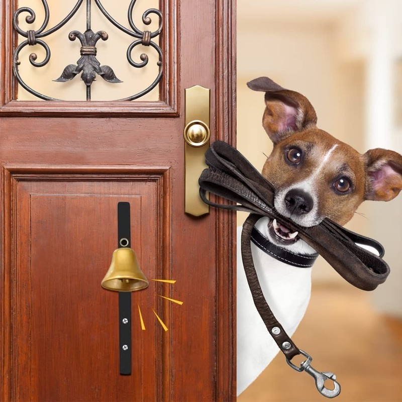 DONGKER Dog Training Bell, 18 cm Shop Owner Bell, Metal