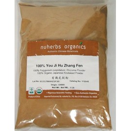 Nuherbs Organics Japanese Knotweed Organic Powder Hu Zhang Polygonum cuspidatum Nuherbs1 lb