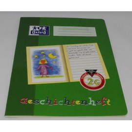 Oxford 100050092 Story Pad/A4/2G, 16, Sturdy, Cleanable Cover
