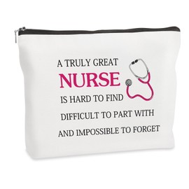 Nurses Week Gifts Appreciation Graduation Nurses Day Christmas Nursing Nurse Makeup Bag Gifts for Women Female Nurse Practitioner School Nursing Student Paramedic Dental Physician Medical Assistant