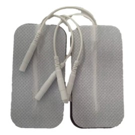 Rective Electrodos Cola De Ratón Para Tens  8x4cm 4 Pzas.