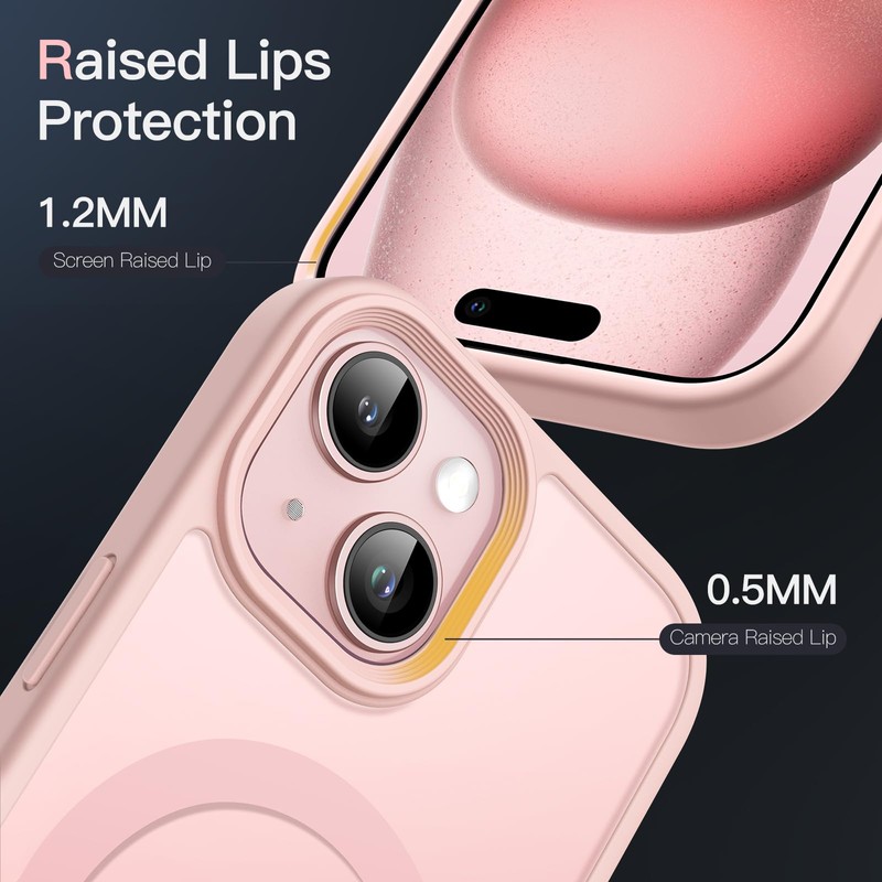 JETech JETech Magnetisch Hlle fr iPhone 15 6,1 Zoll Kompatibel