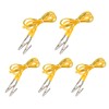 sourcing map ESD Grounding Cable Cord with Alligator Clip 180cm/70.87