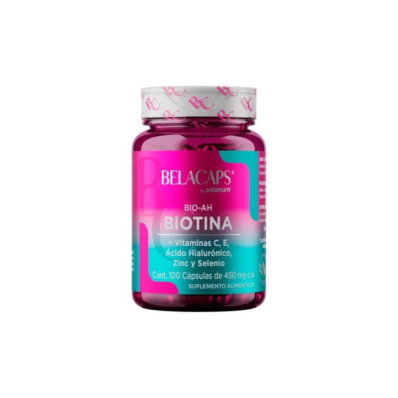 Solanum Biotina + Ácido Hialurónico 100 Cápsulas 450g