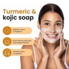 Turmeric Soap Bar, Kojic Acid Soap for Face & Body,