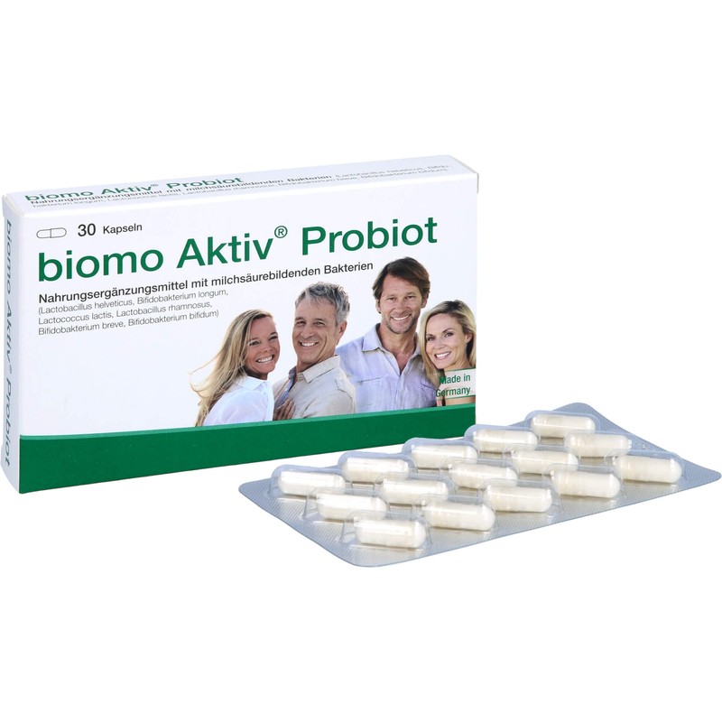 Biomo Aktiv Probiot Probiotic Capsules, Pack of 30 Capsules