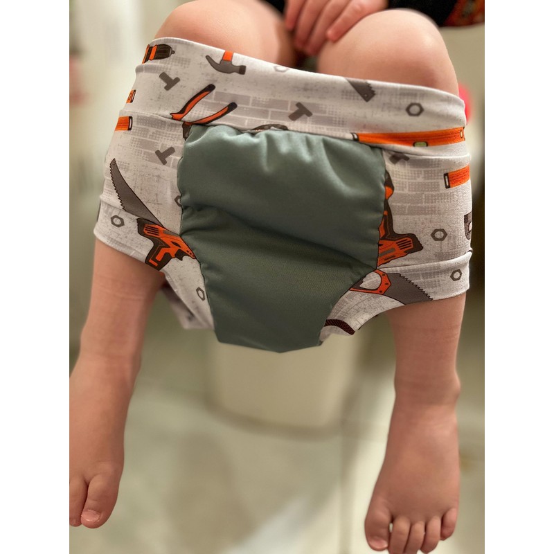 Reusable Organic Cloth Training Pants Heavy Overnight Absorbency Waterproof (4-5,