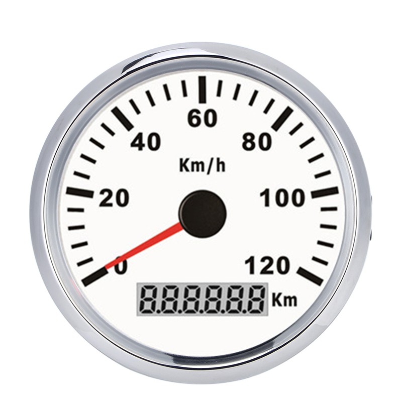 85mm / 3.3in Universal GPS Speedometer Waterproof Anti Fog Meter