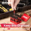 Geinxurn Impact Screwdriver Bits Set, 33 Pieces 2”Multi Head Magnetic